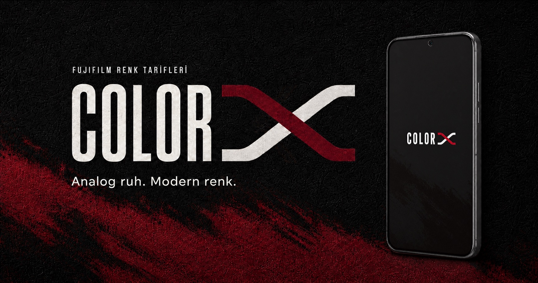 Color X — Analog ruh. Modern renk.